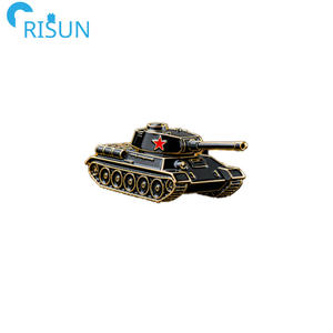 เข็มกลัดติดปกเสื้อแบบแข็งลายพรางพรางสำหรับรถบักกี้แพนเซอร์สีเขียวโลโก้ตามสั่ง - Product Image 2