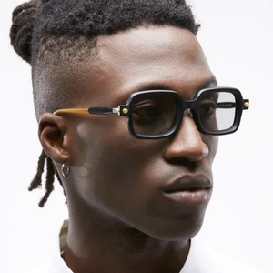 DL occhiali nuovi arrivi occhiali da sole quadrati montatura in plastica Unisex Designer Fashion Retro Clear Optical Glass 2023 Eyewear - Product Image 1