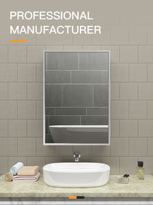 <span class=keywords><strong>Meuble</strong></span> <span class=keywords><strong>de</strong></span> <span class=keywords><strong>salle</strong></span> <span class=keywords><strong>de</strong></span> <span class=keywords><strong>bain</strong></span> moderne en acier inoxydable 201 ou 304 bon marché avec portes doubles miroir accroche une armoire murale à miroir intelligente - Product Image 4