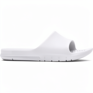 Sandali Ultra-Traspiranti da Uomo Core Path Open Toe Quick Dry Pool Locker Room Slides Bianco/Nero 45 - Product Image 1