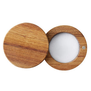 منزل طبيعي بيع بالجملة المنزل مطعم المطبخ استخدام صغير خشب السنط حارس السكر الفلفل الملح قبو - Product Image 4