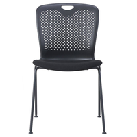 Chaise de bureau ergonomique moderne, chaise de conférence empilable confortable pour la réception, le salon, l'école, l'hôtel, la salle à manger