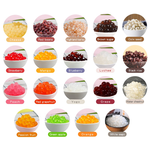 Perles de boba éclatantes saveur avoine de qualité alimentaire, perles de céréales saines pour les magasins de bubble tea - Product Image 6