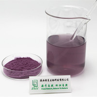 Food Grade Hoge Zuiverheid Grote Voorraad Zwart Wolfberry Sap Poeder Zwart Wolfberry Fruit Poeder Volledig In Water Oplosbaar