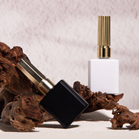 Botellas de Vidrio para Esmalte de Uñas de 20 ml, Cilíndricas, con Tapa de Rosca, Diseño Moderno, Impresión Serigrafiada, Coloridas, para Esmalte en Gel