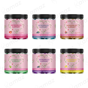 Amaz OEM Marque privée Tests par des tiers Supplément vitaminique pour la ménopause Gommes multivitamines pour la ménopause Gommes pour la ménopause Gommes probiotiques - Product Image 2