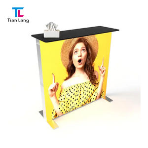 Caja de luz LED de montaje TianLang, soporte de exhibición, equipo de feria comercial con mesa de luz, mostrador promocional - Product Image 1