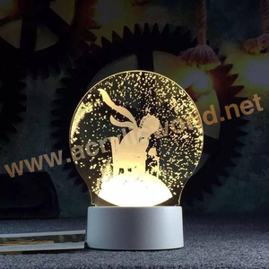 Chine usine LED lune lampe 3D impression veilleuse nouvelle chambre moderne lumière intelligente - Product Image 3