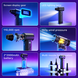 110000 RPM High-Speed Turbofan 160g Wind Pressure Rechargeable Air <b>Duster</b> for Electronics Outdoor Cleaning - Product Image 4