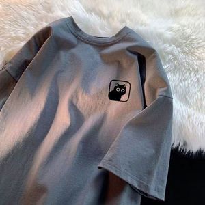 BOTTCOOLA 180 GSM Surdimensionné à Motif Dessin Animé Été Manches Courtes Polyester Décontracté Sportif pour Hommes T-Shirts - Product Image 1