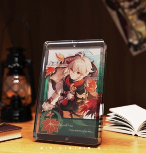 Anime Gạch Mù Hộp 3D Tay Giấy Thủ Công Acrylic Mistery Hộp Pha Lê Khối Anime Gạch Anime Cô Gái Thẻ Gạch Cho Lưu Niệm - Product Image 4