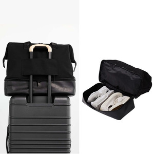 Designer Fashion <strong>Luggage</strong> <strong>Holdall</strong> Tote Shoe Compartment Custom logo Wholesale Weekender Overnight Women Travel Weekend Duffle Bag - Product Image 6
