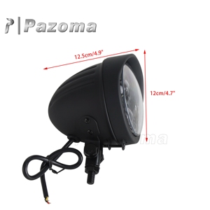Phare LED 4-1/2 pouces pour <span class=keywords><strong>moto</strong></span>, 30V, 30W, 40W, avec lentille E9, pour Harley Cruiser Bobber Cafe Racer Old School - Product Image 2