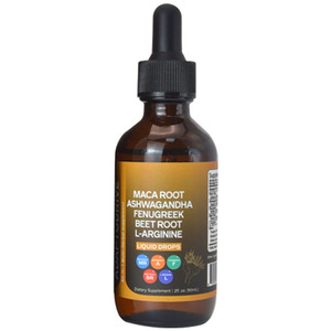 Gotas Herbales de Ashwagandha y Raíz de Remolacha para Vitalidad Masculina, Energía Herbal, Mejora Deportiva para Hombres y Mujeres, Suplementos de Raíz de Maca - Product Image 1