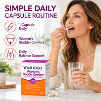 Complément Alimentaire Quotidien pour la Santé Urinaire Féminine : Capsules OEM Marque Privée pour le Confort Urinaire à base de Canneberge, D-Mannose, Hibiscus et Graines de Citrouille