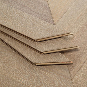 <span class=keywords><strong>Parquet</strong></span> <span class=keywords><strong>contrecollé</strong></span> en bois dur <span class=keywords><strong>Wengé</strong></span> Chevron CE FSC 15 mm, grain exotique foncé, pose collée, fabrication OEM sur mesure - Product Image 6