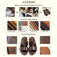 SHIKOL sandales arabes pantoufles Gulf chaussures hommes vente en gros élégance faite à la main Dubai pantoufle luxe chaussures arabes traditionnelles