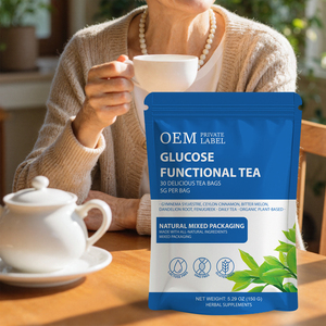 Nieuwe Aanwinst: Hot-Selling Glucose Functionele Thee - Natuurlijke Plantaardige Dagelijkse Ondersteuning 30 Theezakjes OEM/ODM - Product Image 3