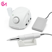 Taladro de Uñas Profesional de 65W y 35000rpm Directo de Fábrica, Micromotor con Logotipo Personalizado, Máquina de Pulido Eléctrica para Salón de Uñas