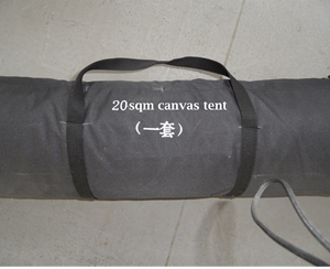 เต็นท์ผ้าใบ Best Rip Canvas สำหรับ 100 คน แบบหนึ่งห้องนอน ใช้ได้ทุกฤดู กันน้ำ ใช้เป็นที่พักสำนักงานหรือที่พักทหาร สีเขียวลายพราง รับผลิตแบบ OEM ODM - Product Image 4