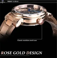 Winner Forsining 519 Vente en gros de montres-bracelets de luxe 36mm Montre mécanique automatique étanche à la mode pour femmes