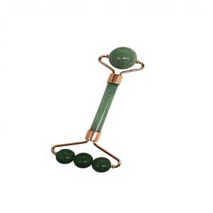 New Design Green Aventurine <b>Massage</b> <b>Roller</b> Custom logo Face Massager High Quality Aventurine <b>Roller</b> - Product Image 1