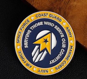 Commemorative Coin Manufacturer Custom Enamel Commemorative Metal Coin Die-Casting Process Traditional Style Challenge Coin - Product Image 2