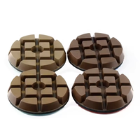 Disque de polissage diamanté de 3 pouces pour sols en béton, outil de meulage pour granit et pierre 50 # -3000 #   Abrasif à grain fin