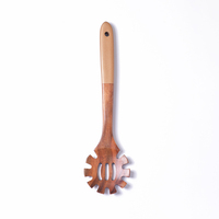 Cuillère en bois moderne et légère, résistante à la chaleur, écologique, en wengé, spatule ajourée, louche à soupe, compatible lave-vaisselle, ustensile de cuisine en PP