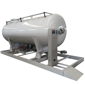 Estación de llenado de <span class=keywords><strong>gas</strong></span> GLP, 10 toneladas, montado en deslizamiento, con bomba y dispensador - Product Image 4