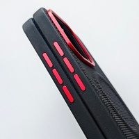 Étui arrière magnétique professionnel en cuir à motif nylon mat pour OnePlus 15 15R 13 13R 13S 13T / Ace 6 Ultra 6 6T 5 Pro / Turbo 6 6V