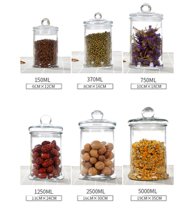 Recipiente para Alimentos, Frasco de Vidrio Sellado, Redondo, Resistente al Calor, Vidrio Transparente para Almacenamiento con Tapas de Vidrio, 150 ml, 750 ml, 1000 ml - Product Image 6