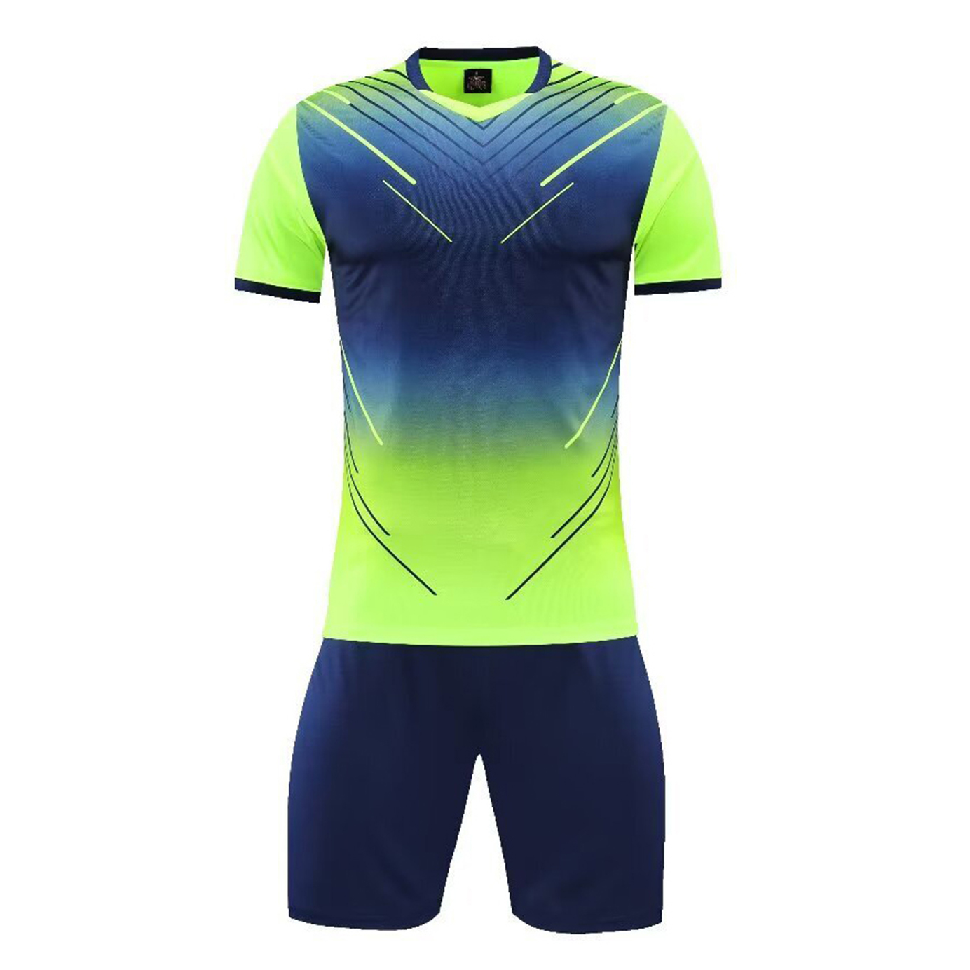 2025 Professional High Quality Breathable Quick Dry Crew Neck Soccer Uniform Men Jersey Custom Logo Heat-Transfer Adult 100%