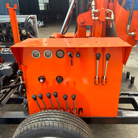 50.3HP moteur Diesel Portable petit puits d'eau 200m foreuse de forage plate-forme de forage rotatif