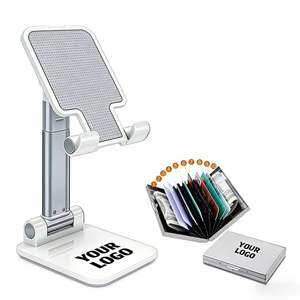 Wholesale Custom Logo Phone <b>Holder</b> Lightweight Compact Convenient Carry Mobile Accessories Phone Stand for Business Promo Gift - Product Image 1