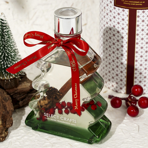 Bán buôn trang trí nội thất sang trọng Món Quà Giáng sinh cá nhân Hoa Khô truyền chai thủy tinh lâu dài hương thơm lau sậy khuếch tán - Product Image 5