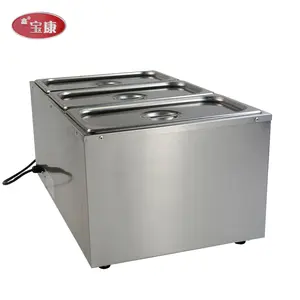 Counter-Top Restaurant Home Food Warmer Casserole Pour Stainless Steel Bain Marie For Kitchen Electric Bain-Marie