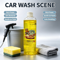 Shampoo pour lavage de voiture aux agrumes, pH neutre, savon à la mousse de neige, liquide concentré, nettoyant pour le detailing, dégraissant, brillance élevée, professionnel