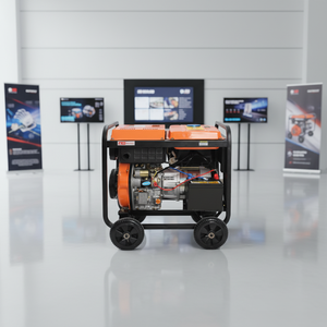 エクスカリバー S6500DE 屋外用産業用ポータブルディーゼル発電機セット 空冷式オープンフレーム 50/60Hz 3000rpm 24V/12V DC始動 - Product Image 6