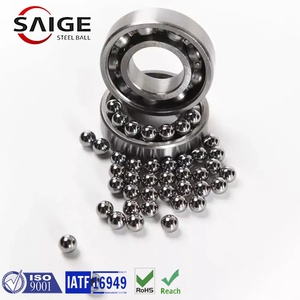Bola de rodamiento de acero inoxidable de alta calidad SAIGE AISI 304 316 420 440 G10 G100 2mm 3mm 4mm 5mm Opciones 6mm de espesor - Product Image 1