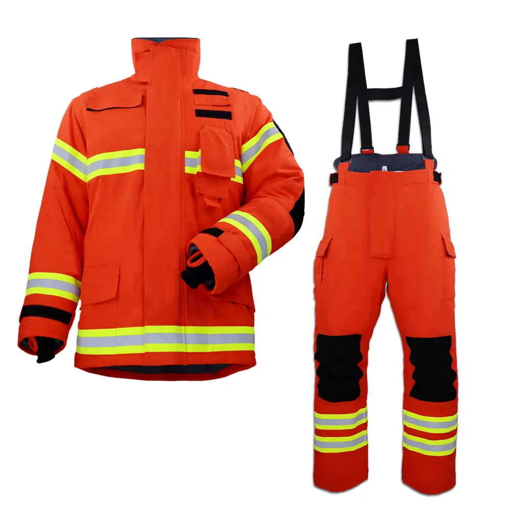 ANBEN FIRE China produttore Forest Fire Fighting Suit Fire Proof Aramid uniform pompiere civile