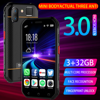 Mini Teléfonos Móviles Pequeños SOYES S10 de 3" con NFC SOS 3GB 32GB, Mini Smartphone Robusto Android 4G con Huella Dactilar e Identificación Facial