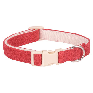 <span class=keywords><strong>Collar</strong></span> Ajustable de Doble Contraste de Algodón y Lino para Perros Pequeños, Medianos y Grandes, para Chihuahua, Bulldog, Pug - Product Image 3