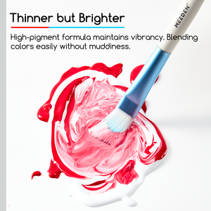 Meeden Mềm Cơ Thể Acrylic Sơn 250Ml/8.45Oz 37 Màu Sắc Trong Ergonomic Chai-Chất Lỏng Dòng Chảy Nghệ Thuật Sơn Cho Các Nghệ Sĩ - Product Image 4