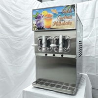 Machine à slush commerciale à 2 réservoirs 50-60L/H avec distributeur de boissons réfrigérées