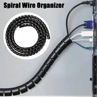 Organizador de Cables en Espiral de PE, Protector de Cables de Plástico Flexible, Gestión de Cables