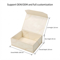 Ensemble d'emballages de luxe sur mesure pour soins de la peau, avec fermeture magnétique, boîte rigide pliable et insert