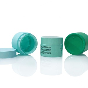 Customized 30g 50g 60g 80g 100g 120g Printed Colored Skincare Cream Jar 1.7oz Glass Cosmetic Jars Container With Screw Lid - Product Image 2