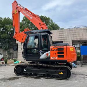Excavadora de cadenas Hitachi ZX70 ZX55 ZX130 ZX120 con pocas horas de uso, excavadora hidráulica Hitachi ZX120 a buen precio, ZX200 - Product Image 2
