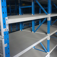 Système de rayonnage à plusieurs étages pour entrepôt, plateforme de stockage en acier